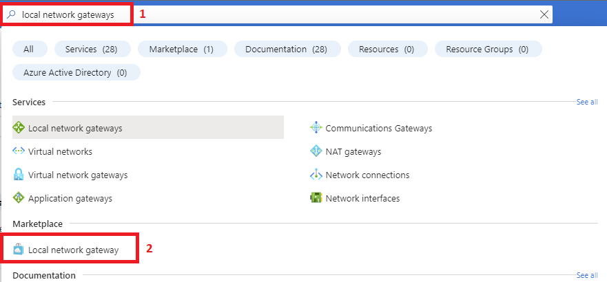 Local Network Gateway